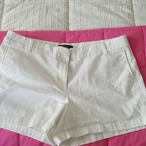 J crew white chino shorts